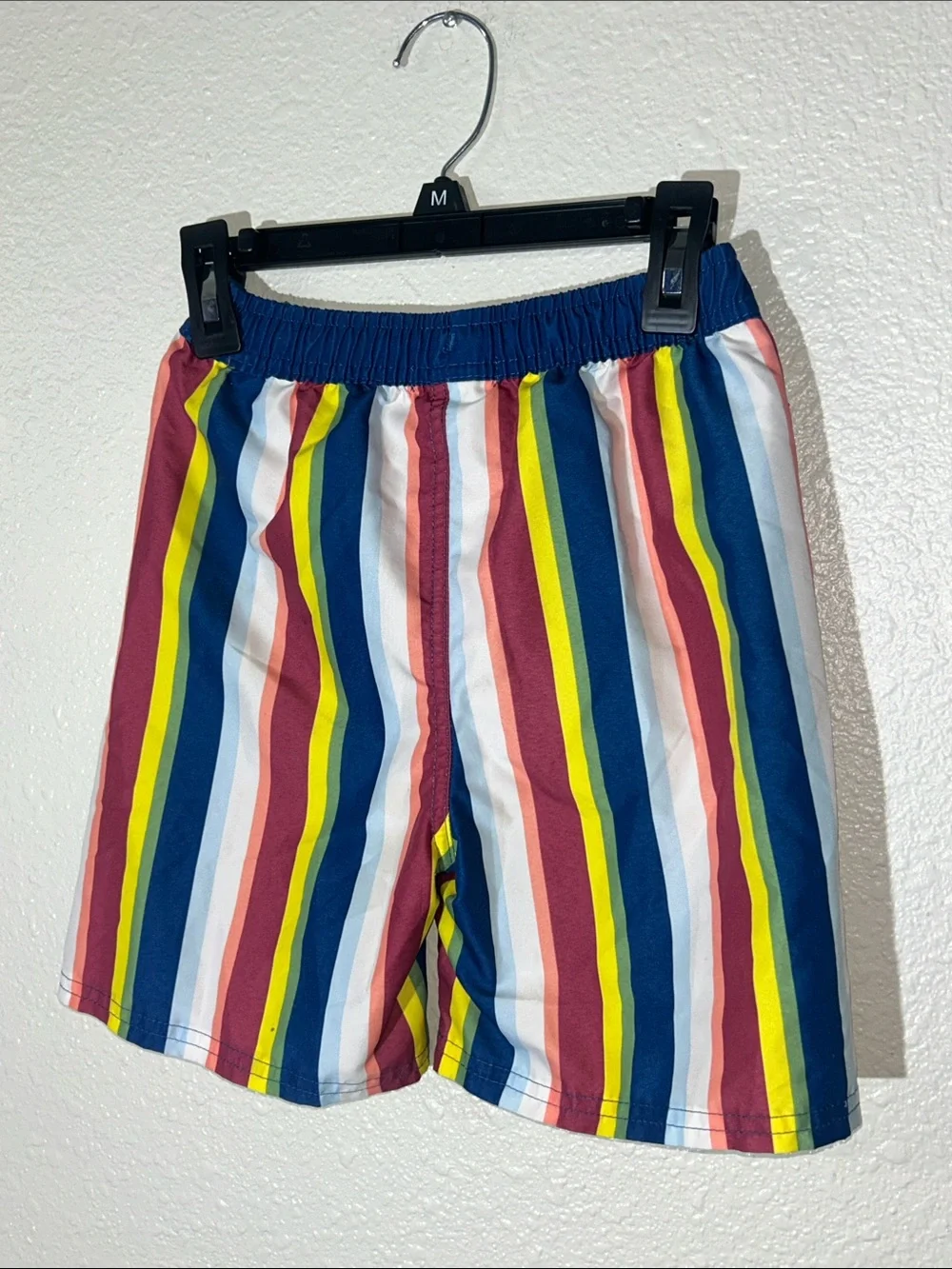 Ruggedbutt’s Striped Multicolor Boy’s Swim Shorts - Sz7